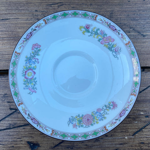 Wedgwood Kutani Crane (Brown Trim) Tea Saucer