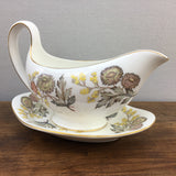 Wedgwood Lichfield Gravy Boat & Stand