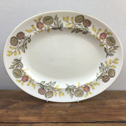 Wedgwood Lichfield Oval Platter, 14"