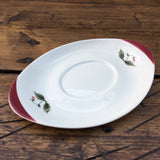 Wedgwood Mayfield Ruby Gravy Saucer