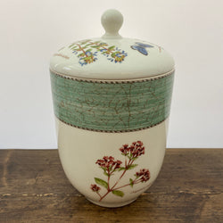 Wedgwood Sarah's Garden Medium Storage Jar - Tapered Base - Green