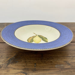 Wedgwood Sarah's Garden Blue Rimmed Bowl, 9"