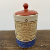 Wedgwood Sarah's Garden Storage Jar (Blue)