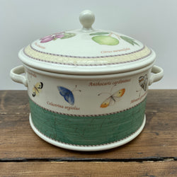 Wedgwood Sarah's Garden Lidded Servng Dish (Green), 3 Pints