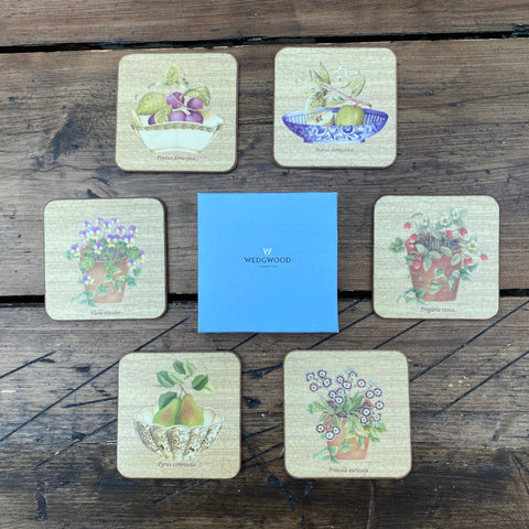 Wedgwood Sarah's Garden Set of 6 Coasters