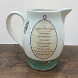 Wedgwood Pichet « Sarah's Garden (bleu et vert) », 1,5 pinte (vert)