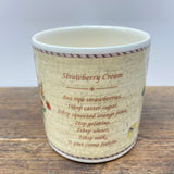 Wedgwood Sarah's Garden Cream Mug - Strawberries and Cream