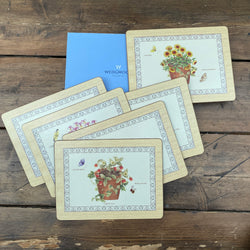 Wedgwood Sarah's Garden Place Mats x 6