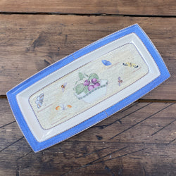 Wedgwood Sarah's Garden Sandwich Tray (Blue)