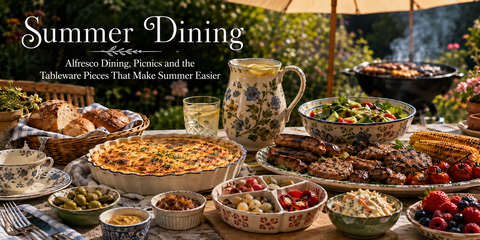 Alfresco Dining, Picnics and the Tableware Pieces That Make Summer Easier