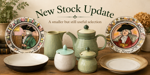 New Stock List - 29/05/26 - Latest replacement china finds at MrPottery