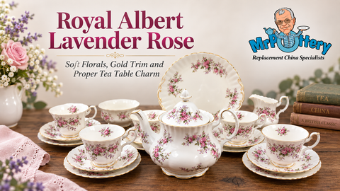Royal Albert Lavender Rose, Soft Florals, Gold Trim and Proper Tea Table Charm