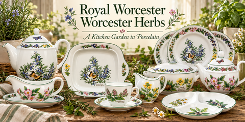 Royal Worcester Worcester Herbs, A Kitchen Garden in Porcelain