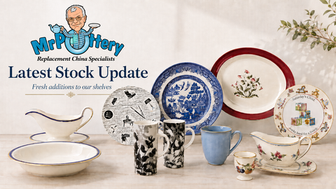 New Stock Added, Wedgwood Mayfield, Spode Lausanne, Denby Colonial Blue and More