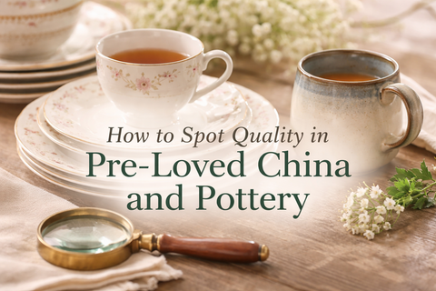 How to Spot Quality in Pre-Loved China and Pottery