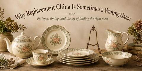 Why Replacement China Is Sometimes a Waiting Game