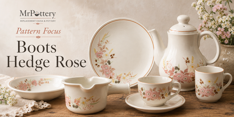 Boots Hedge Rose, High Street Tableware with Country Kitchen Charm