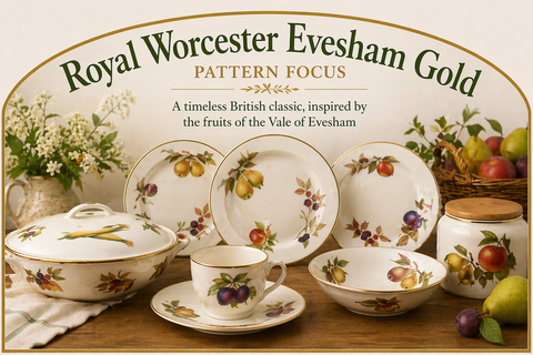 Royal Worcester Evesham Gold, A Classic British Tableware Favourite
