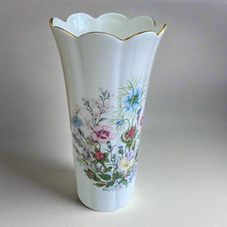 Aynsley Wild Tudor Vase 8.25" tall