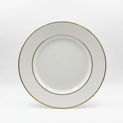 BHS Sonata White & Gold Dinner Plate