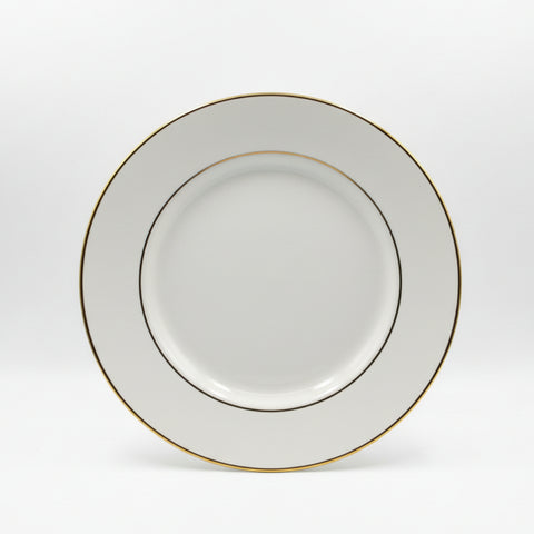 BHS Sonata White & Gold Dinner Plate