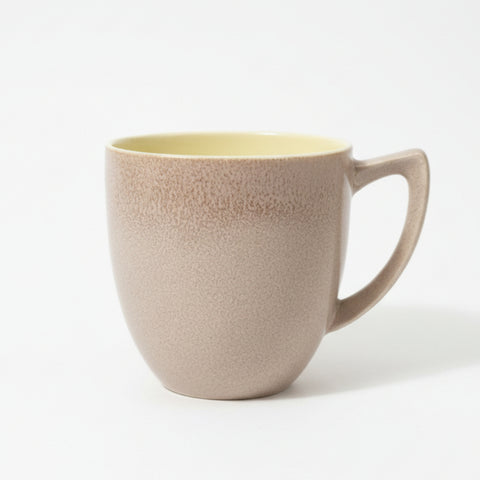 Branksome Chestnut Mushroom & Creamy Yellow Coffee Cup