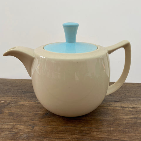 Branksome Two Tone Blue & Mushroom Teapot