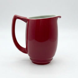 Branksome China Mulberry Red & Blue Grey