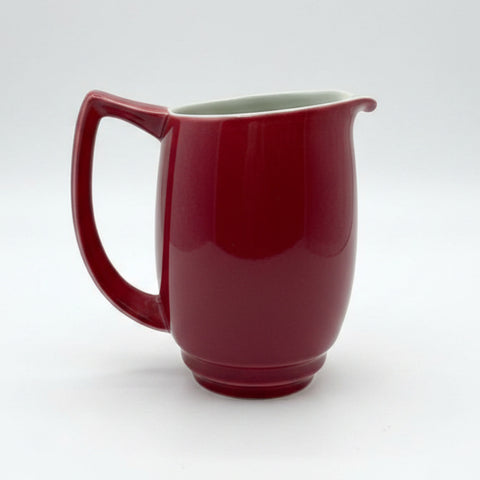 Branksome China Mulberry Red & Blue Grey