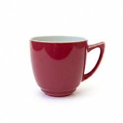 Branksome China Mulberry Red & Blue Grey Tea Cup