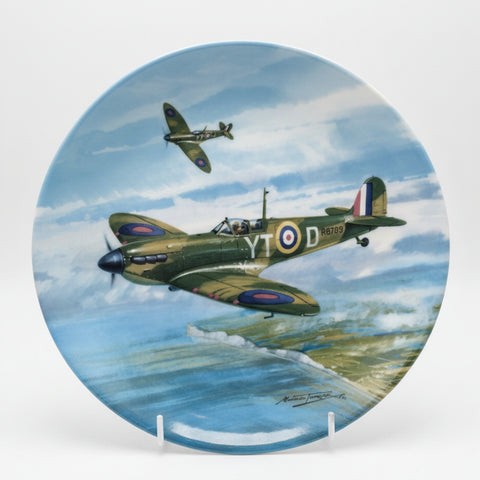 Coalport Decorative Plate Dawn Patrol - Reach for the Sky