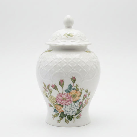 Coalport Rose Garden Lidded Jar