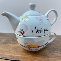 Creative Tops Born To Shop Teapot Combo - I love you this much