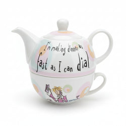 Creative Tops Born To Shop Tea For One Teapot