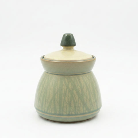 Denby Calm Light Green Lidded Sugar Pot