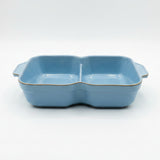 Denby Colonial Blue Divided Serving Dish