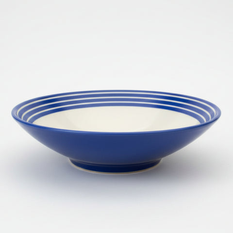 Denby Intro Stripes Blue Soup/Cereal Bowl