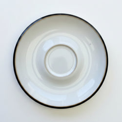 Denby Jet Black White Tea Saucer