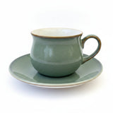 Denby Regency Green Coffee Cup & Saucer