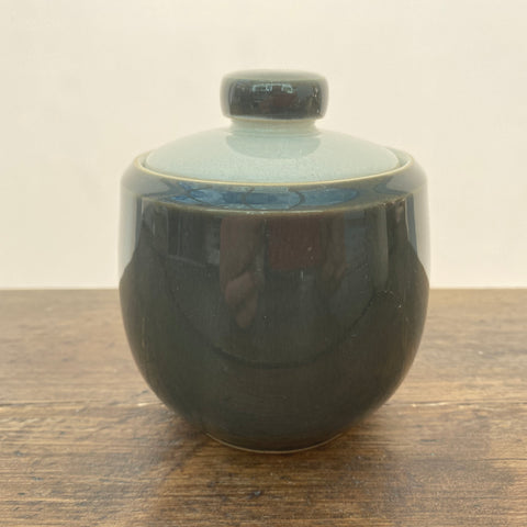 Denby Smokestone Lidded Sugar Pot