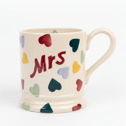 Emma Bridgewater Polka Hearts Mrs Mug