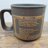 Hornsea Pottery Abraham Lincoln Mug