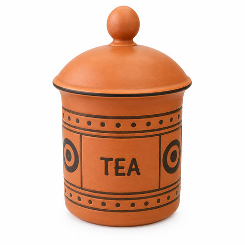Hornsea Tobago Brown Tea Storage Jar