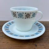JAJ Pyrex Tea Cup & Saucer