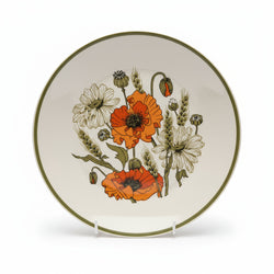 J & G Meakin Poppy Salad/Breakfast Plate