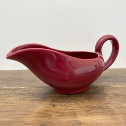 J & G Meakin Studio Unknown Red Gravy Boat