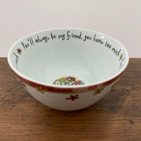 Johnson Brothers "Born To Shop" Bowl (You'll always be my friend...)