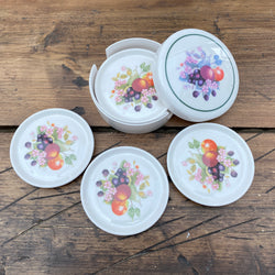Johnson Bros Fresh Fruit Boxed Set of Melamine Coasters
