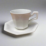Johnson Bros Heritage White Coffee Cup & Saucer