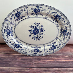Johnson Bros Indies Oval Platter, 13.75"